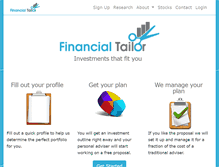 Tablet Screenshot of financialtailor.com
